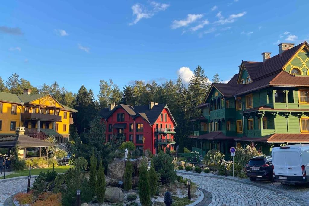 Dolina Wikingow-Apartament Suite Z Tarasem W Ogrodzie, Miejscem W Garazu I Dostepem Do Strefy Wellness Szklarska Poręba Buitenkant foto