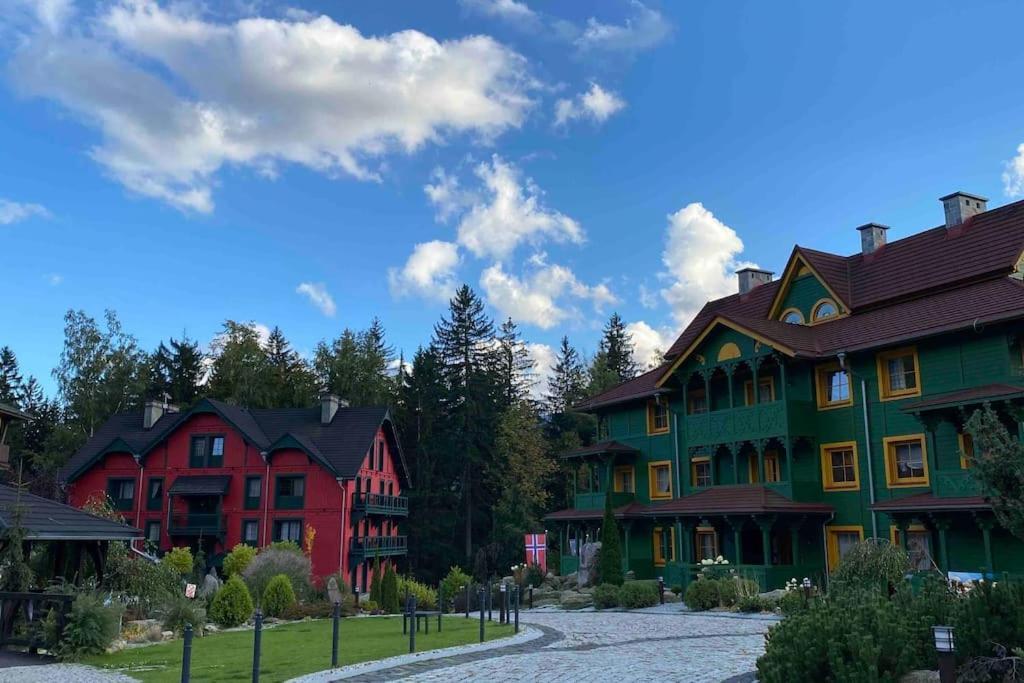 Dolina Wikingow-Apartament Suite Z Tarasem W Ogrodzie, Miejscem W Garazu I Dostepem Do Strefy Wellness Szklarska Poręba Buitenkant foto